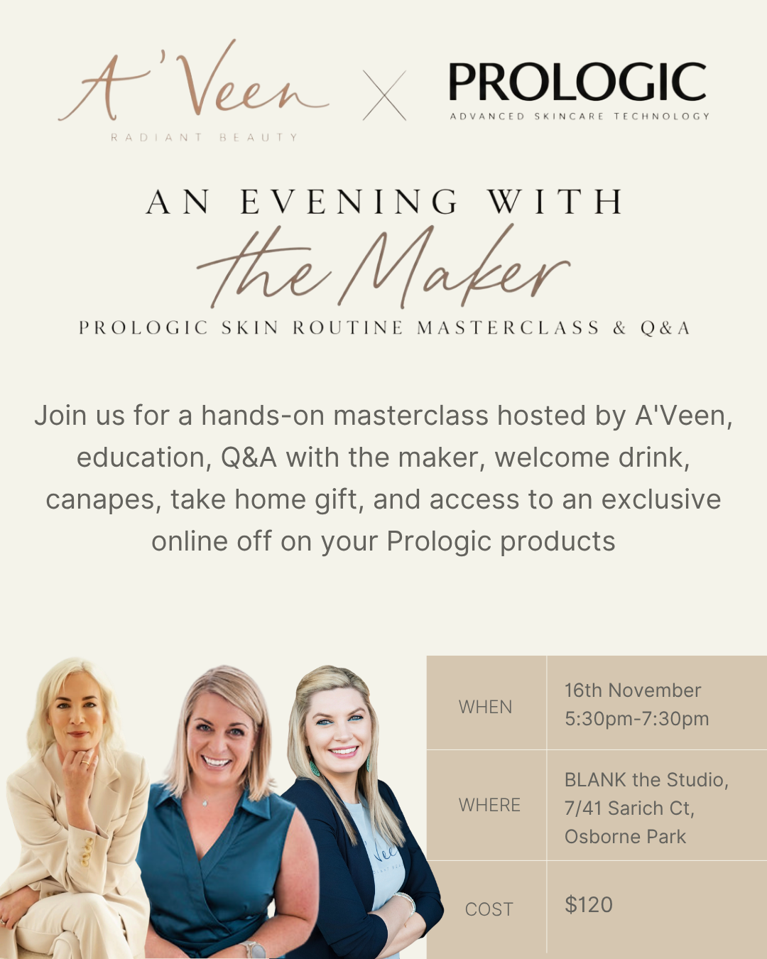 An Evening with the Maker | Prologic Skin Masterclass