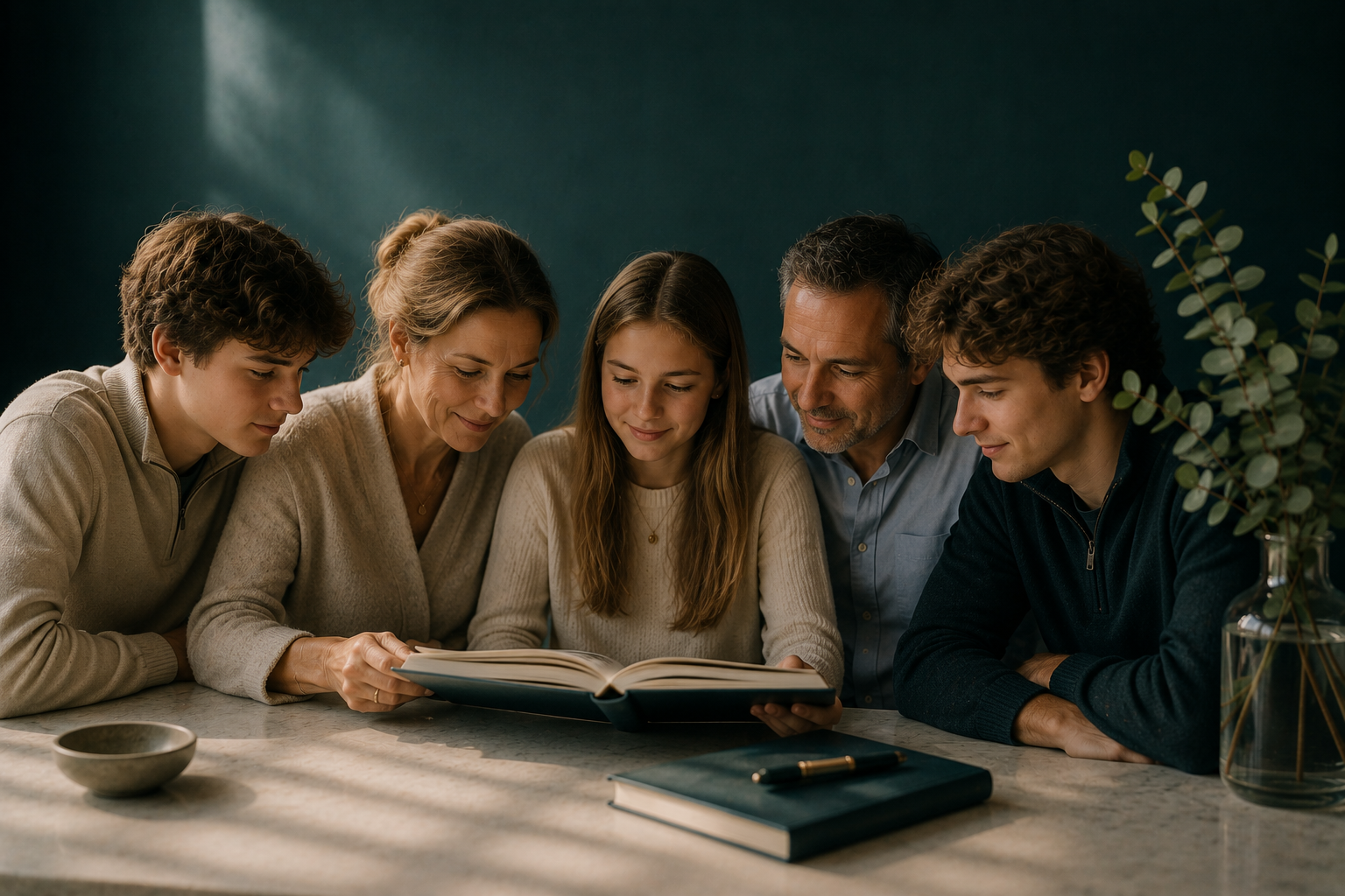 Begeleiding van families bij het ontwikkleen van ene gedragen visie op maatschappelijk geven inclusief volgende generaties