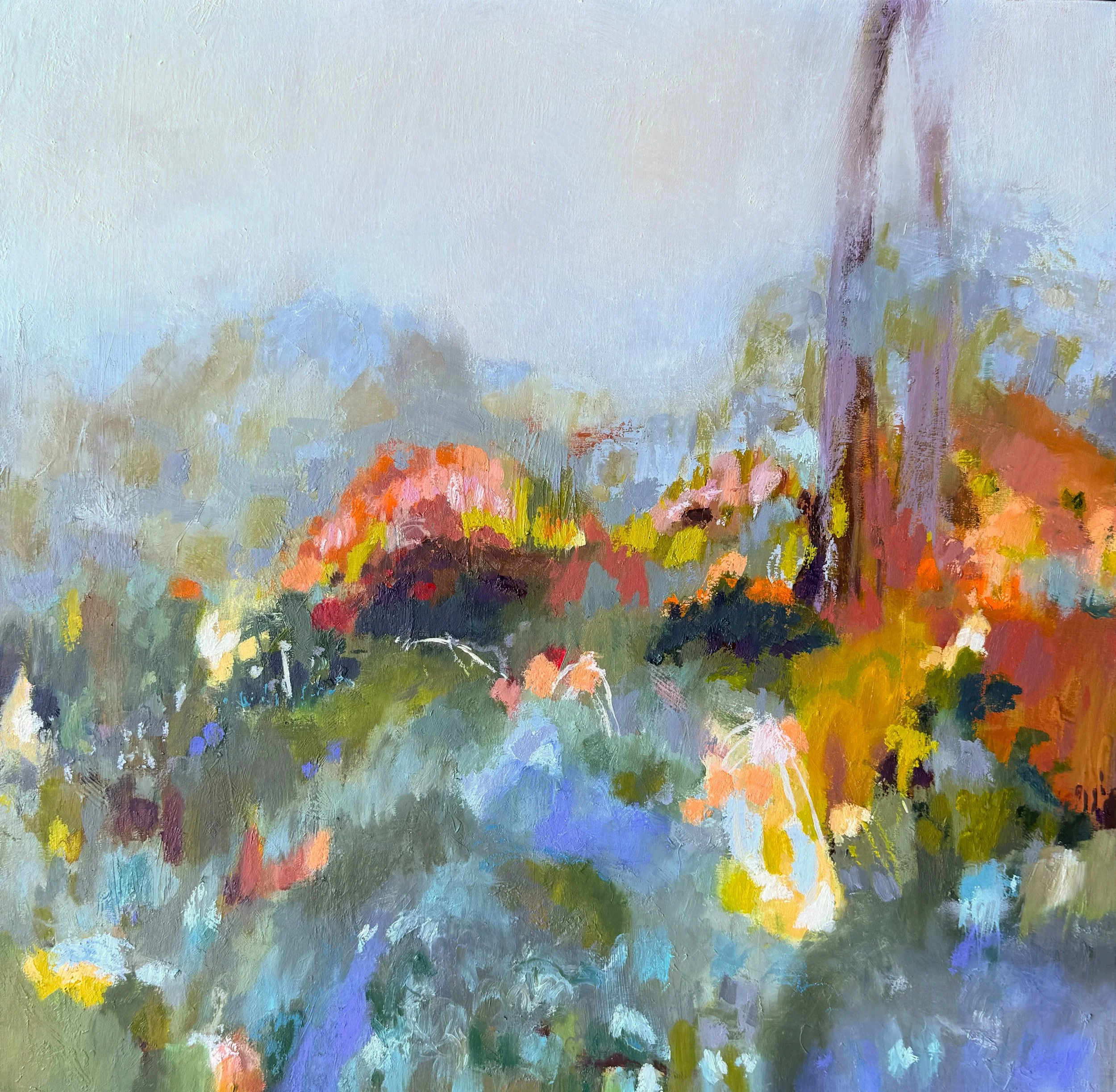 Blue Abstract Landscape
