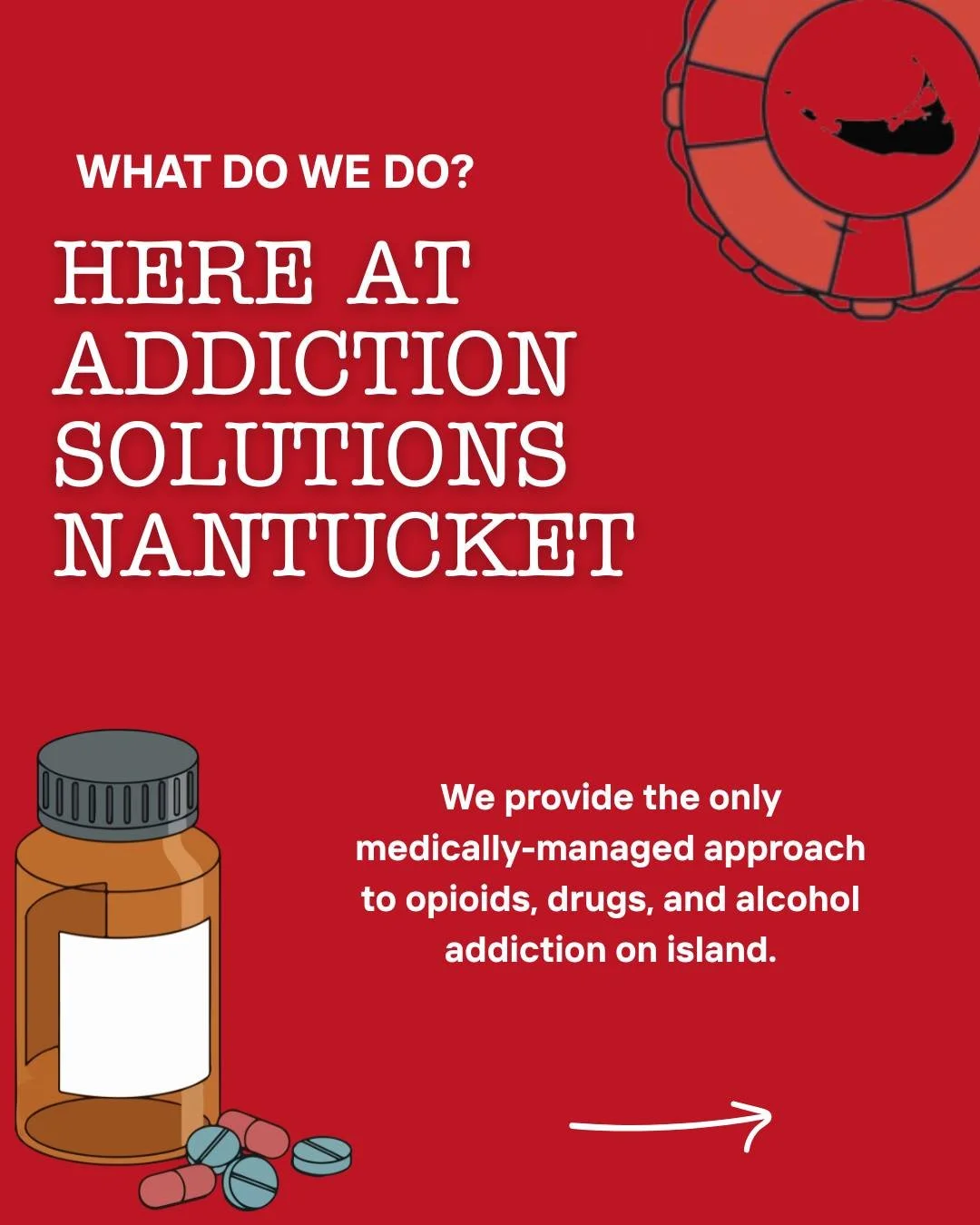 Here at ASN, we are proud to provide the only medically-managed approach to opioids, drugs, and alcohol addiction on island. 👏

Our team is committed to creating an individualized plan for our patients, and we are here for them every step of the way