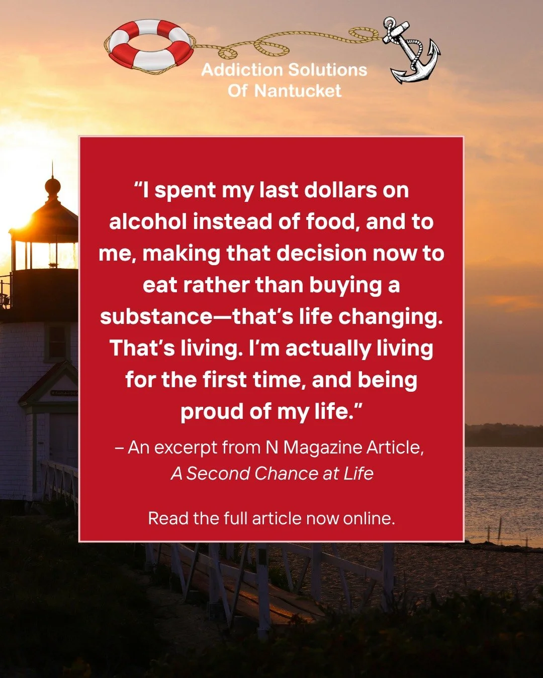 This is why we do what we do. ❤️ We guide people to recovery. We help them regain their independence. We help them start living again. 

Read the full article now in N Magazine at the link in our bio. 🔗