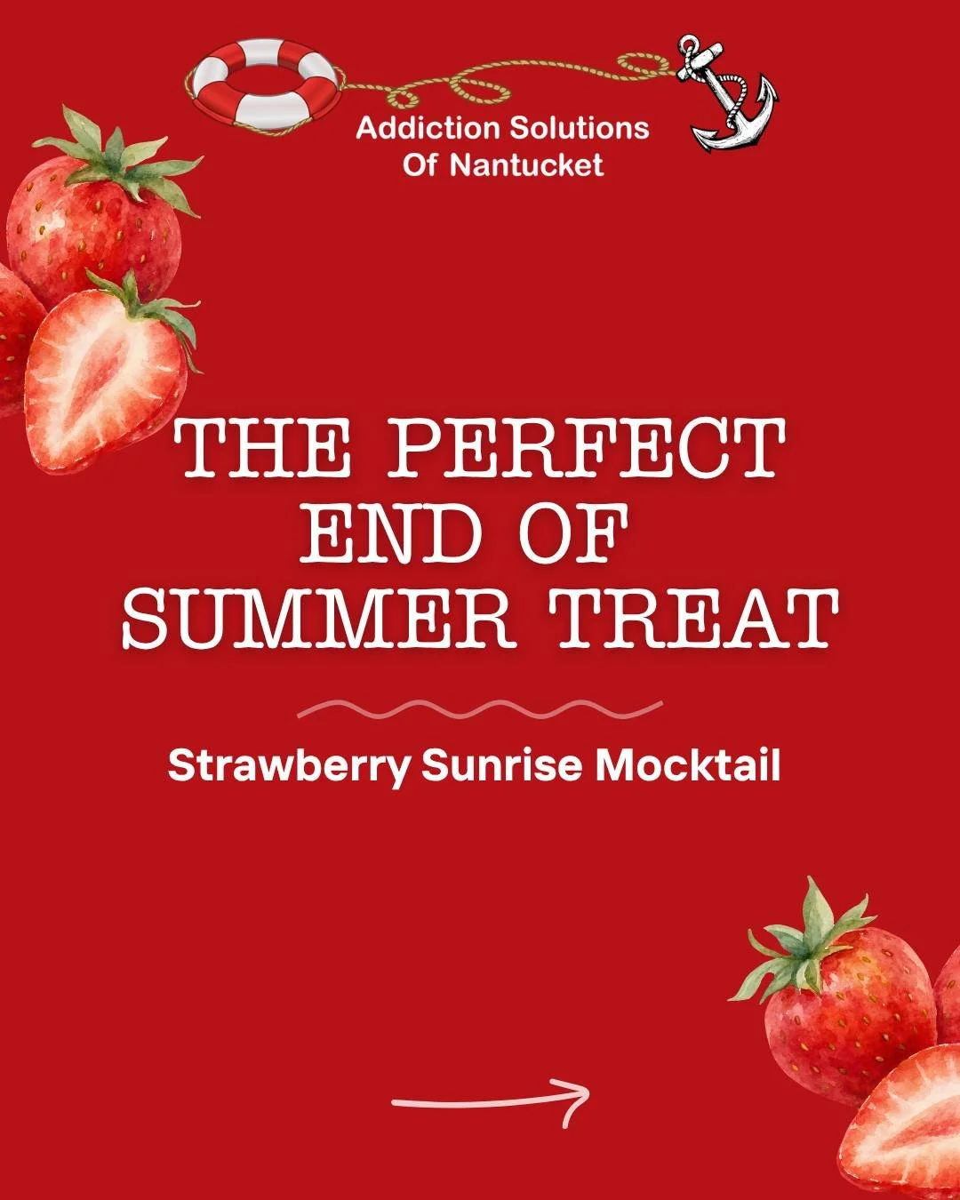 It's fresh, fruity, and delicious! 🍓👏

Swipe to see the recipe for this yummy end-of-summer treat, the Strawberry Sunrise Mocktail. Only 5 ingredients; this is the perfect recipe for your upcoming summer celebrations. 

Try it out and let us know w