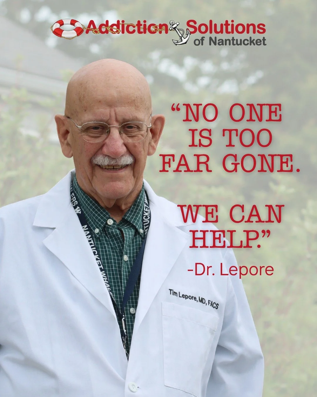 It's true. You CAN recover. 👏

Led by Dr. Lepore, our team here at ASN believes that no one is too far gone. We're here to help guide you to recovery. 

Real recovery happens. We see it every day. All you have to do is make the call. 📞