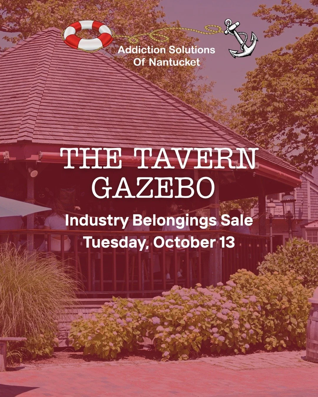 Luke's Last Waltz: October 13, 2026 at @tavernandgazebo_nantucket!

The day after the last day of business operations, Luke will be having a day of reckoning while selling off his industry belongings: Iconic red tables and chairs, bar stools, Gazebo 