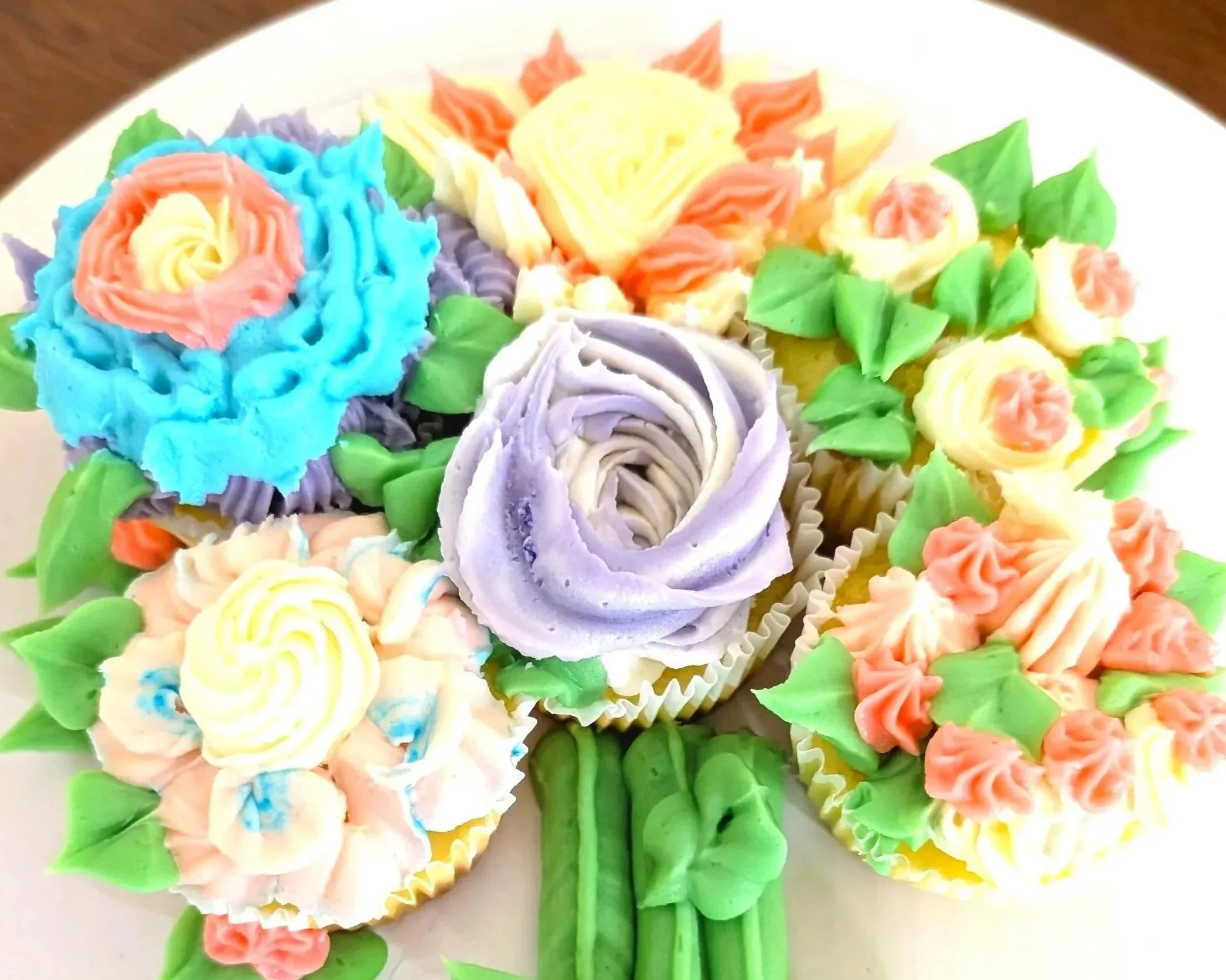 Cupcake Flower Bouquet
