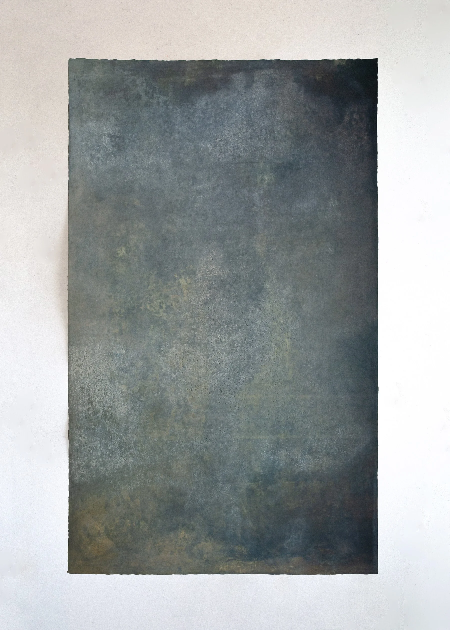 The following works are 74 x 121 cm. graphic printing ink on 300 gsm BFK Rives paper. 