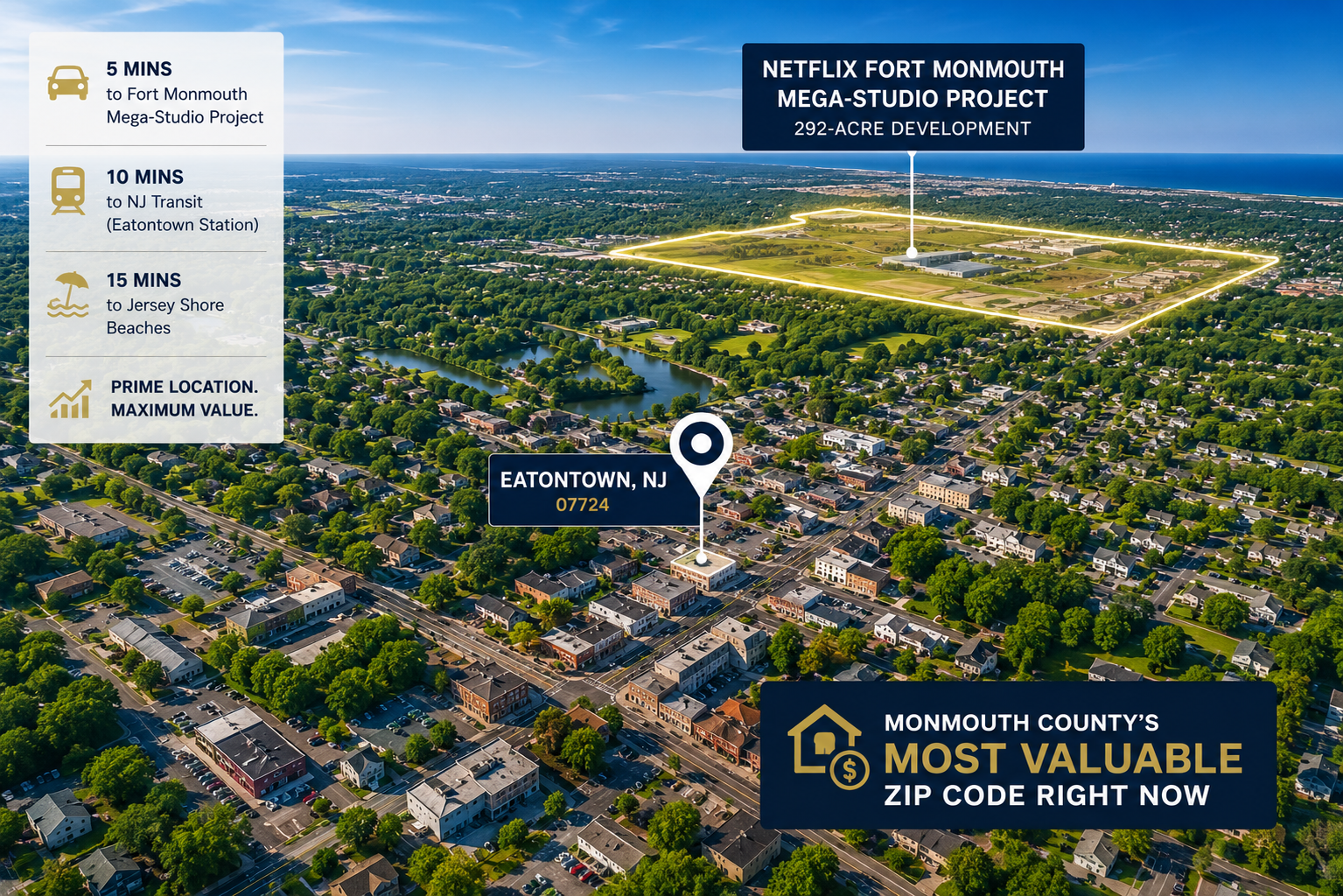 The 4 Best Neighborhoods for Netflix Film Crew Housing in Monmouth County NJ
