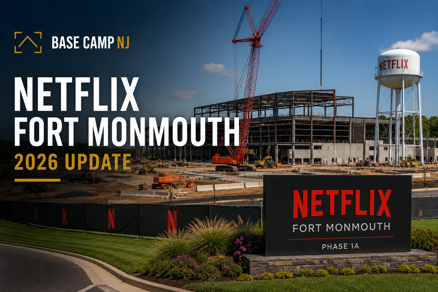 Netflix Fort Monmouth 2026 Construction Update — What Monmouth County Property Owners Need to Know