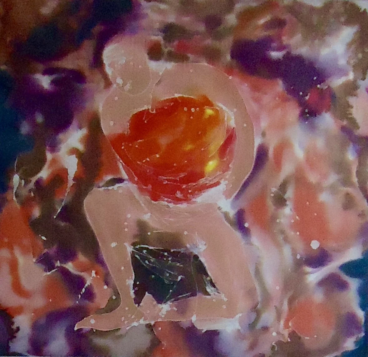 The weight of chaos - painting on silk
