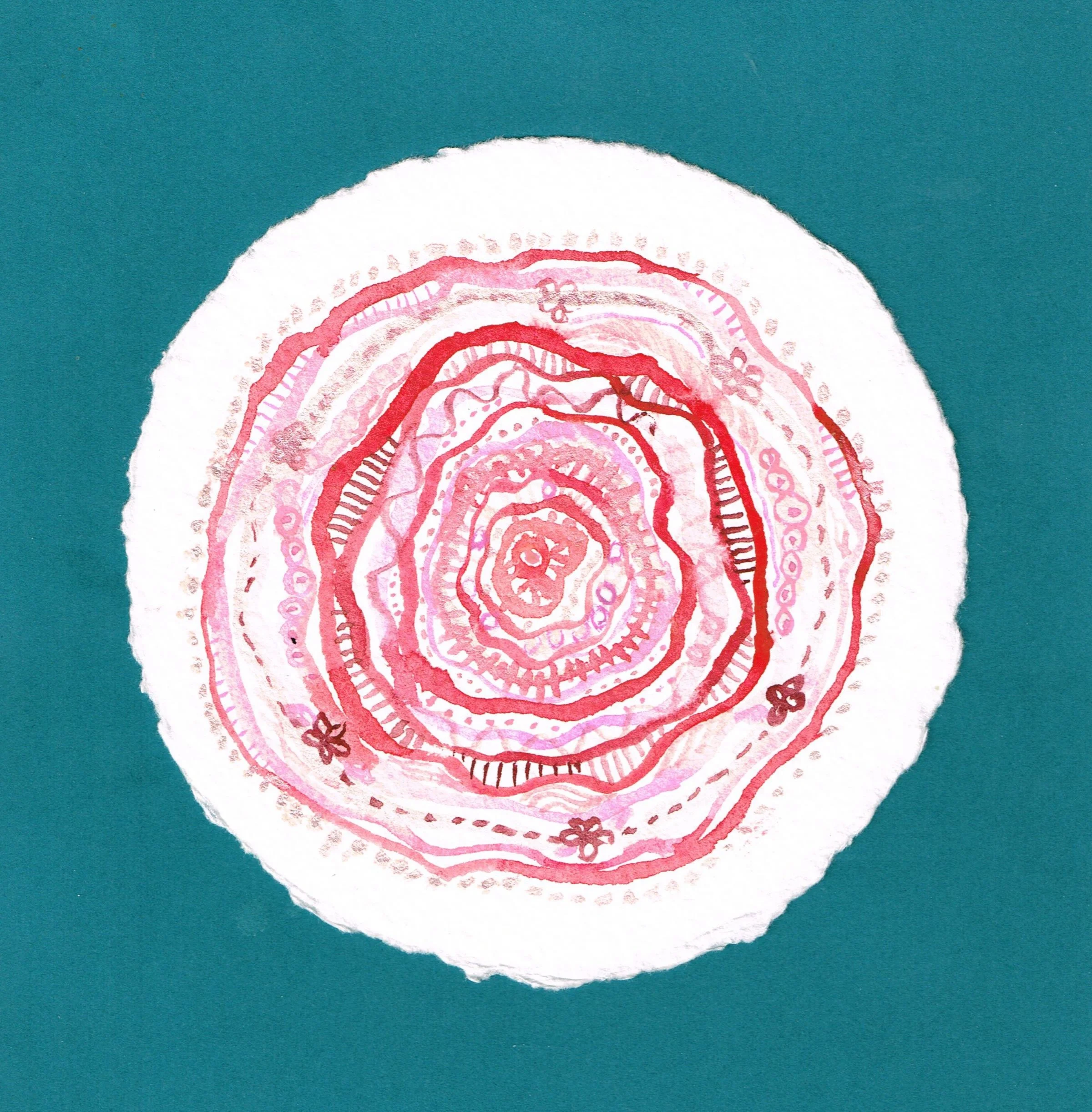 Red mandala