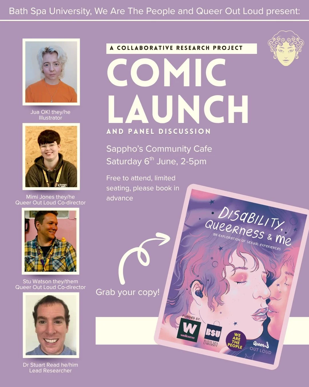 Queer Out Loud/BSU Disability, Queerness, and Me Zine Launch