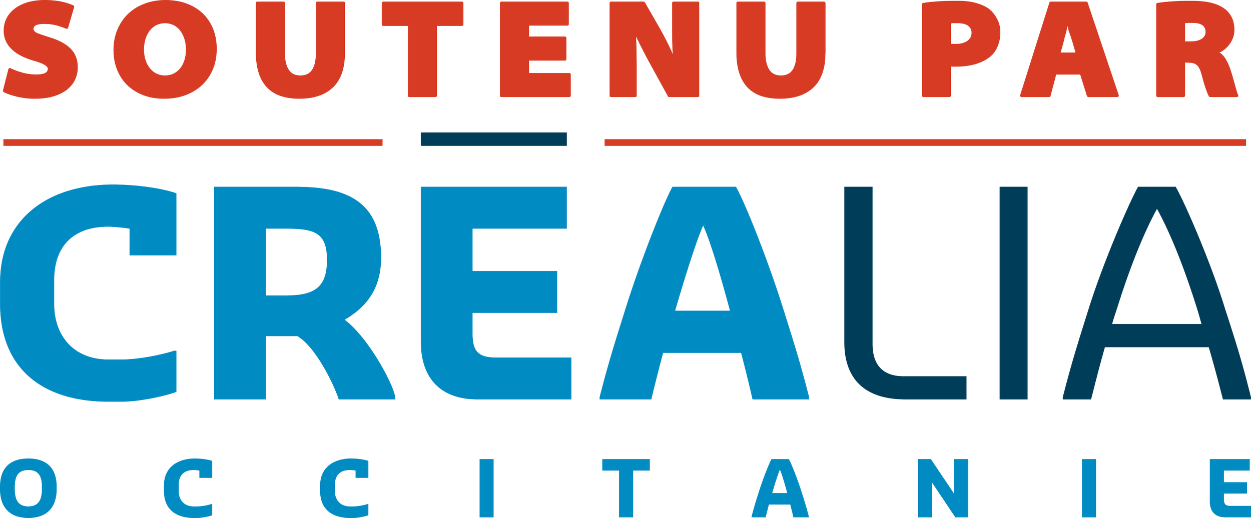 CREALIA  Occitanie soutenu par logo