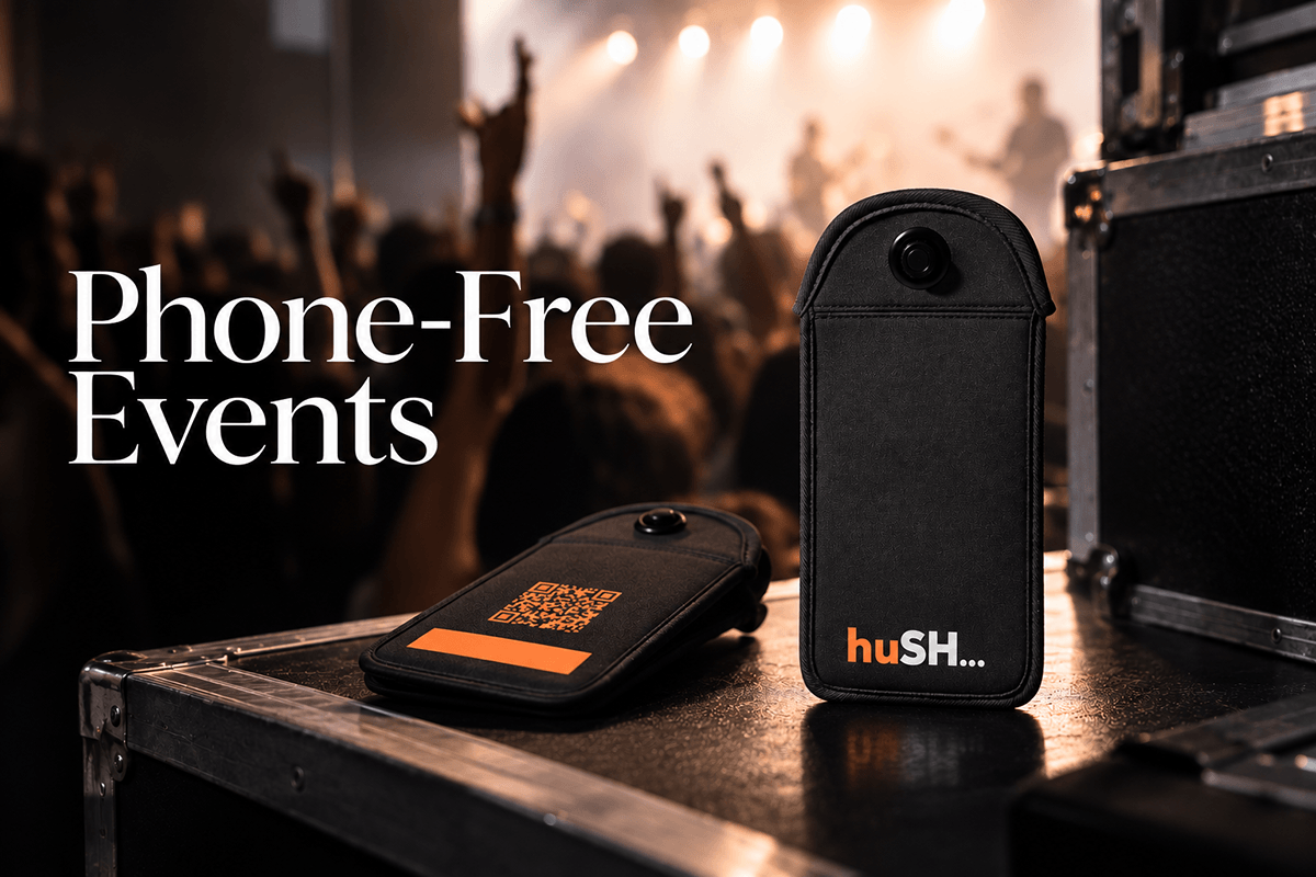 hush pouch events phone free harpenden hertfordshire