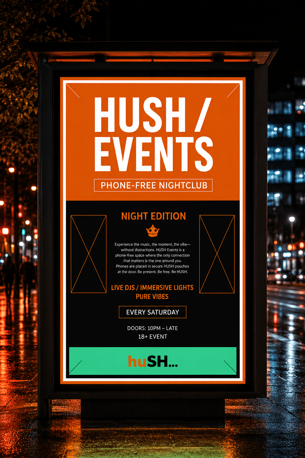Hush Pouch Events Nightclub Phone Free