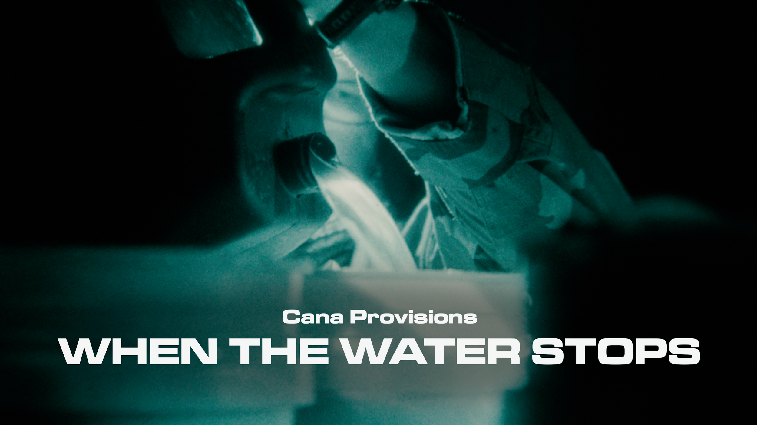 When the Water Stops