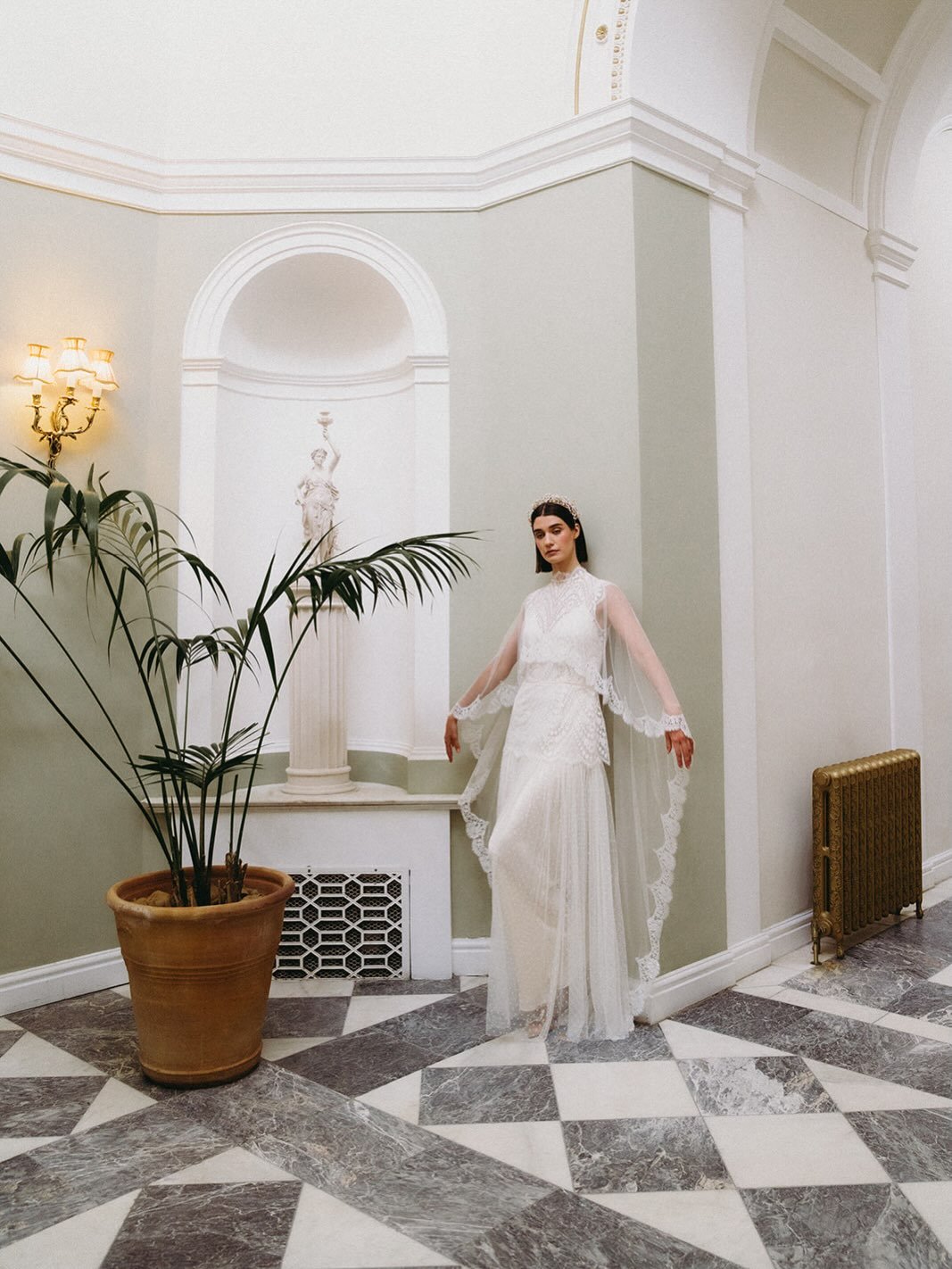 Concept &amp; hosts @bellebridalmagazine &amp; @rebellemarketing
Venue @lartingtonhall 
Florist &amp; Stylist @madesimplyperfect 
MUA @kirstenbbridal
Hair @garethlamberthair 
Planner @aboveallweddings 
Dress Love in A Mist Gown, Cape + Veil @katebeau