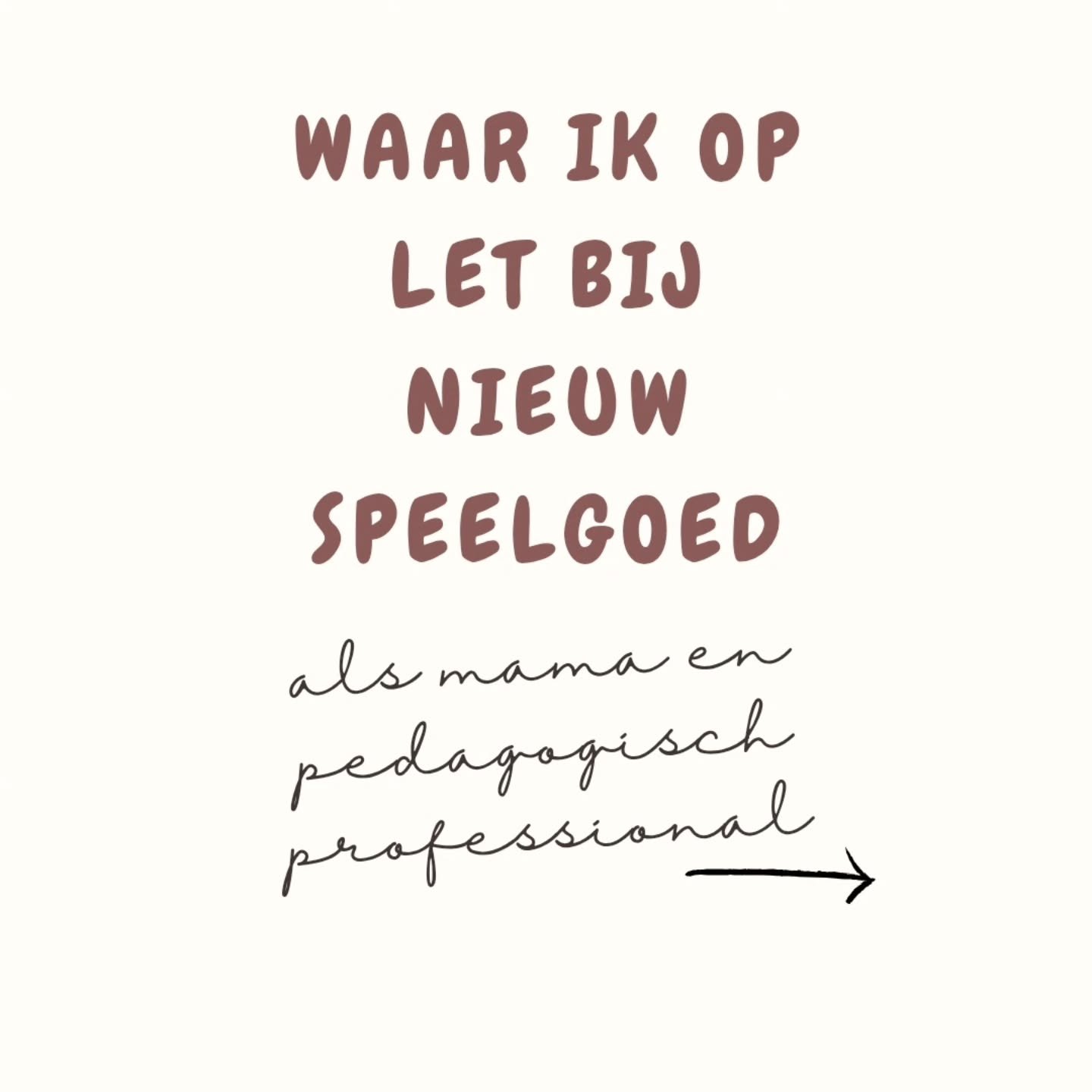 Waar ik op let bij nieuw speelgoed, als mama en als pedagogisch proffesional.

Ondanks dat ik een zwak heb voor speelgoed, probeer kritisch te zijn in wat we kopen of vragen.
Natuurlijk gaat dit het ene moment beter dan het andere moment 😜

Wat let 