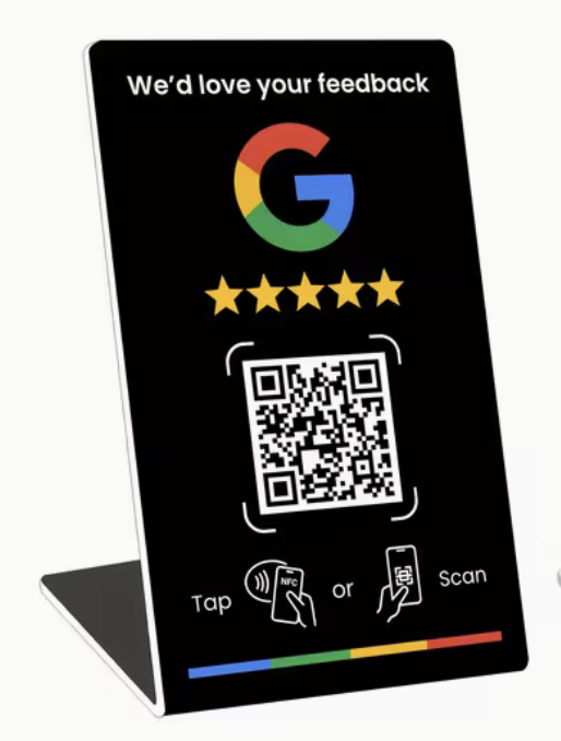 Google Review Stand (NFC) Large - Acrylic