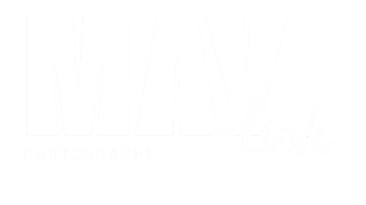 Logo avec le texte 'WAY PHOTOGRAPHE Linh' en blanc sur fond noir.