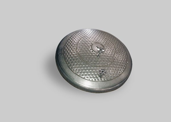 Laser welded flanged/dished head