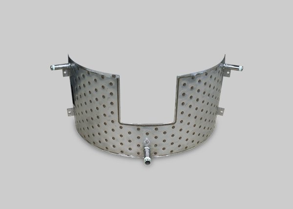 Laser welded clamp-on plate