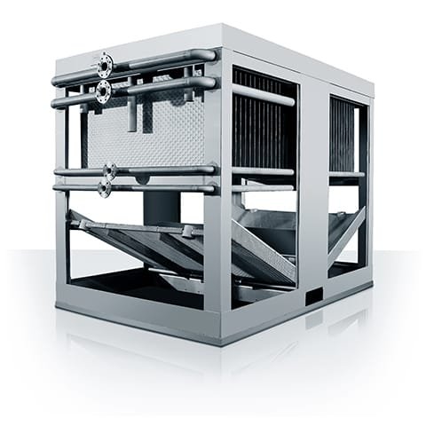 Laser welded industrial ice machine