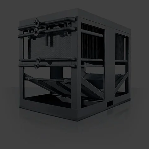 Laser welded industrial ice machine