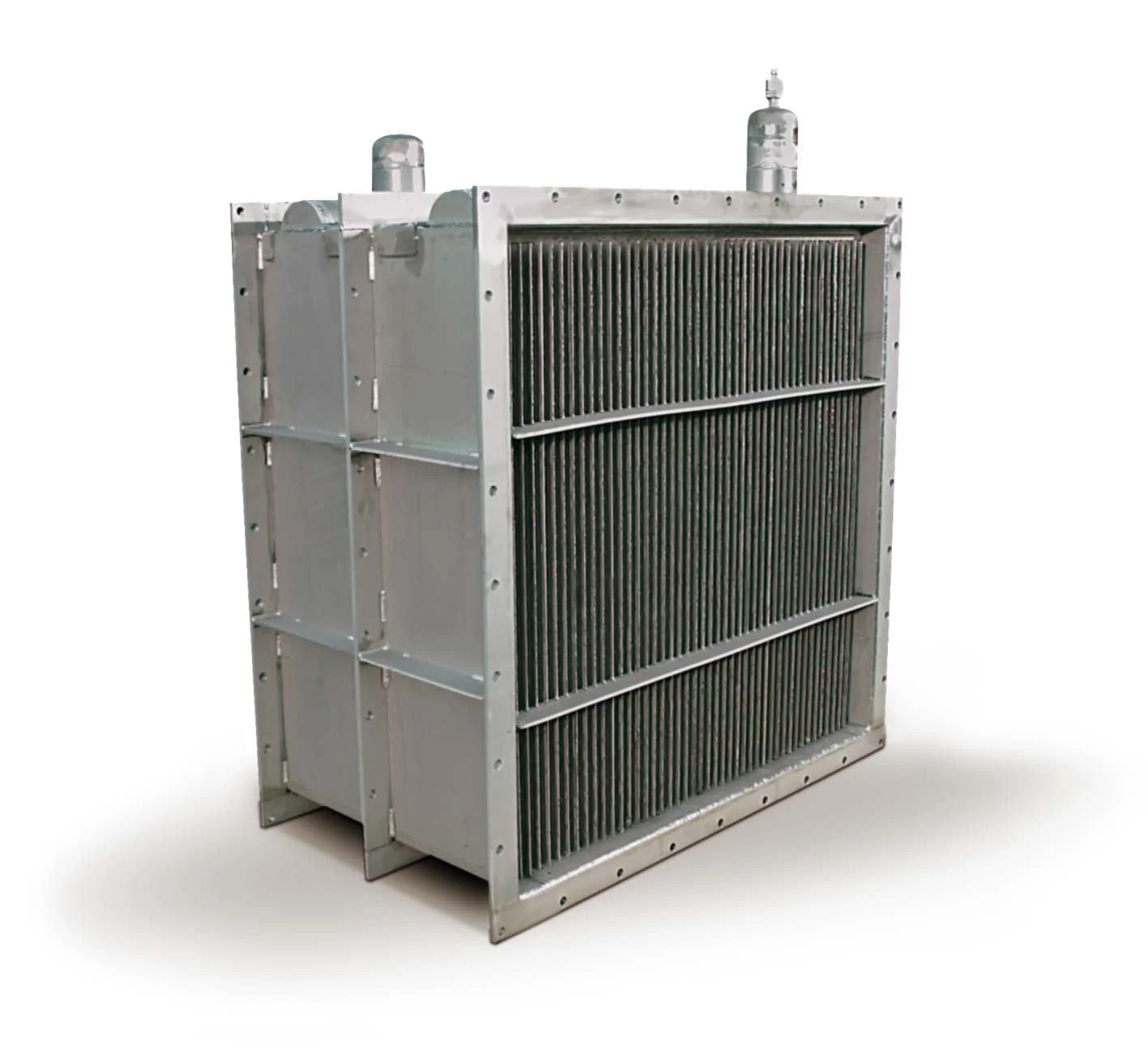 Laser welded heat recovery bank