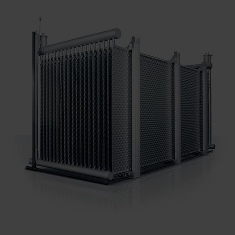 	
Laser welded plate bank