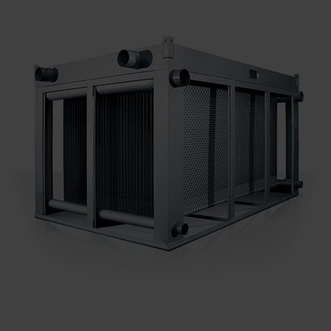 	
Laser welded plate bank
