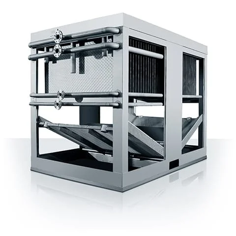 Laser welded industrial ice machine