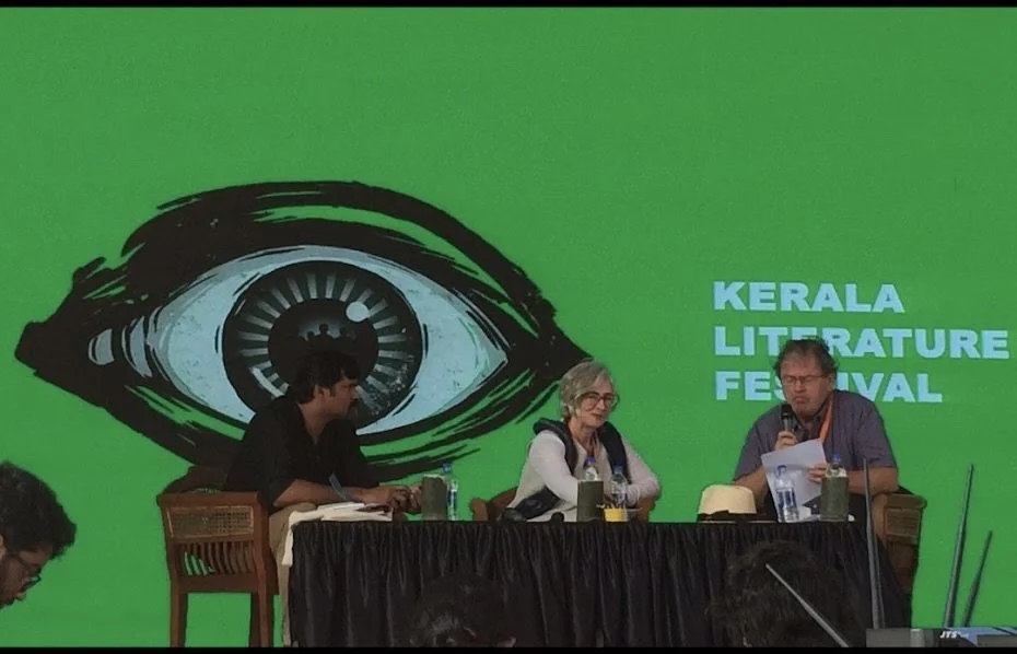 Kerala Literature Festival, bilingual reading of Sasquatch with the late Gabriel Rosenstock