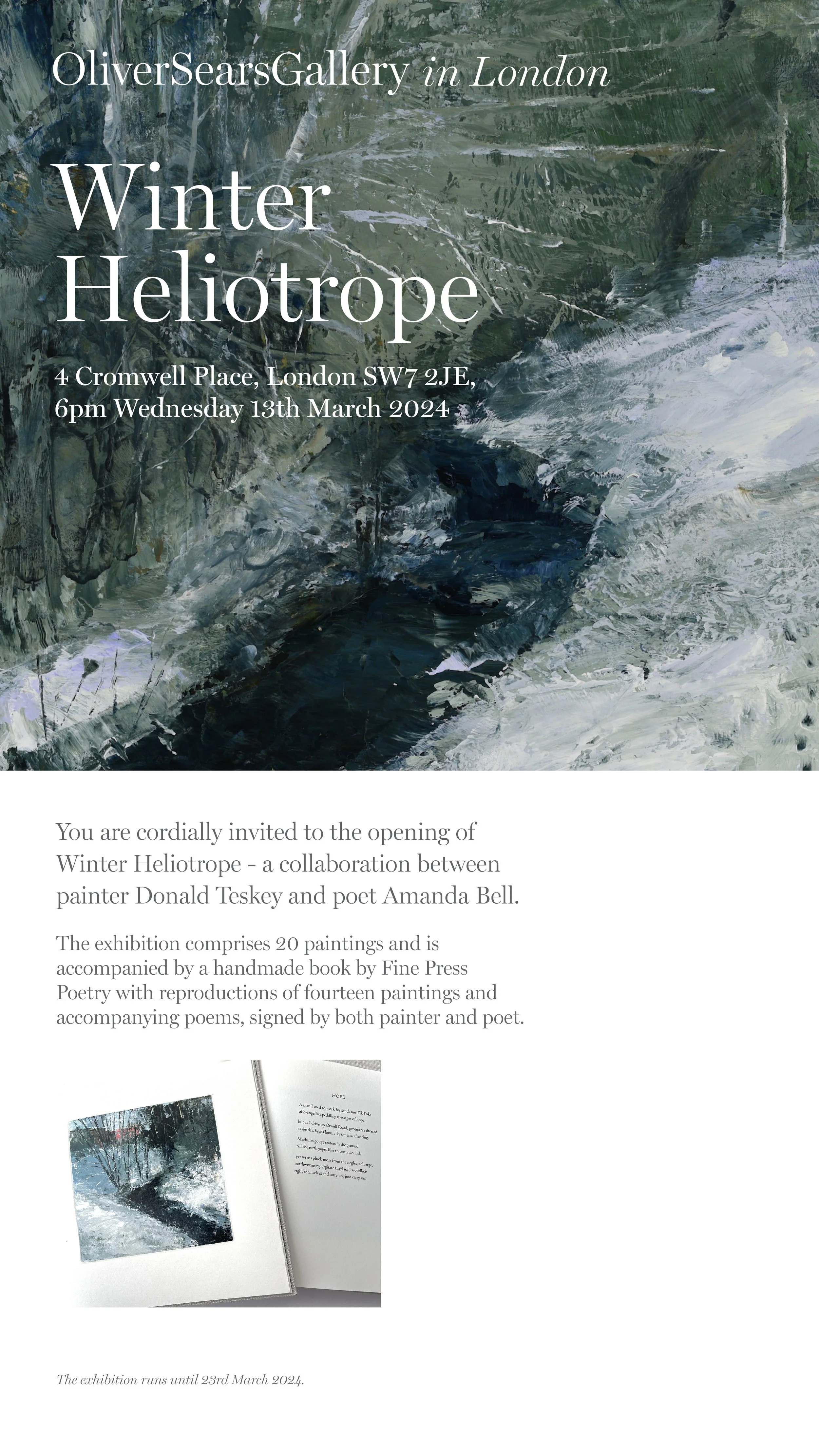 London launch of Winter Heliotrope
