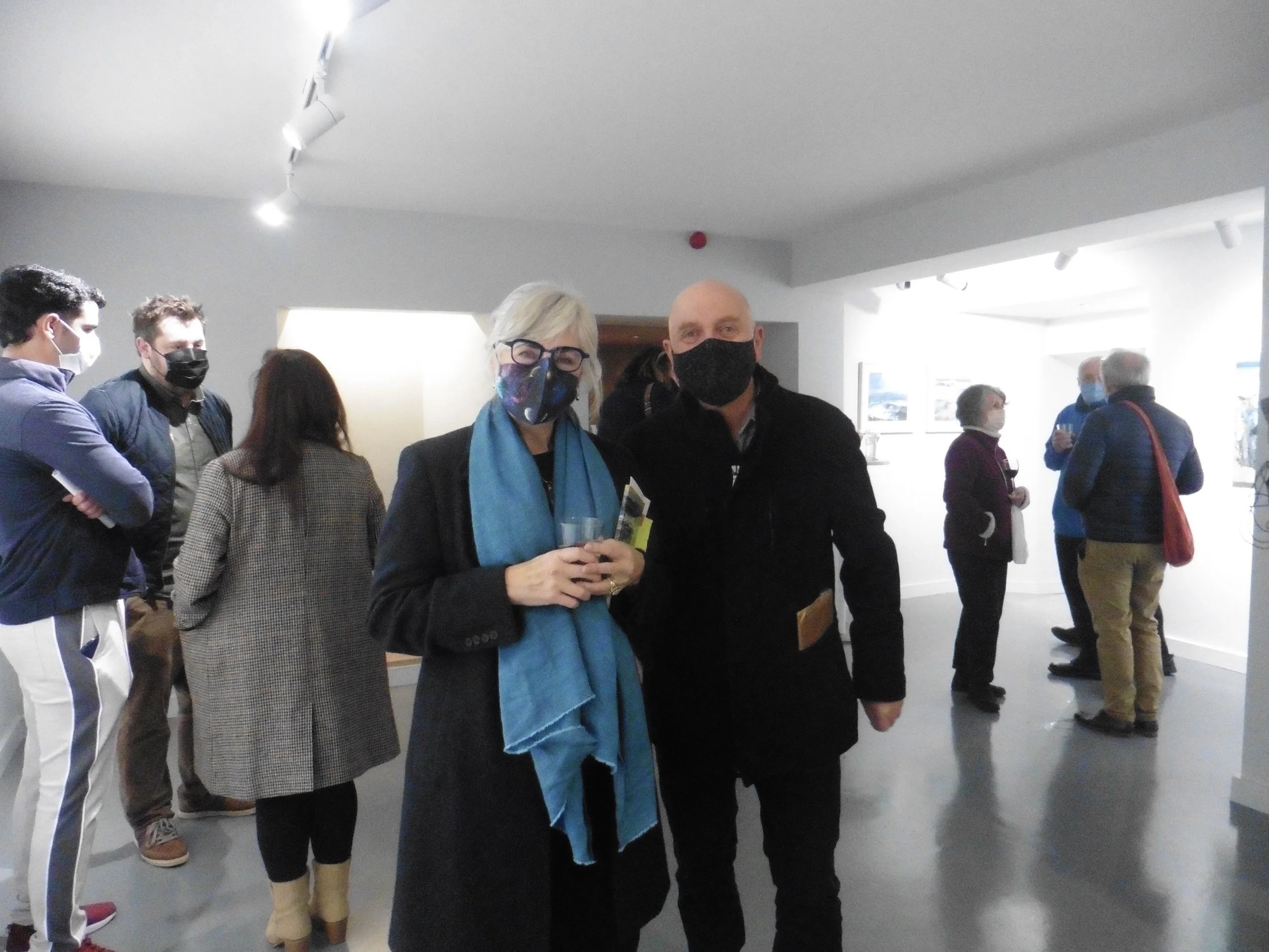 Launching Donald Teskey's exhibition 'Strands' at the beautiful Claremorris Gallery, November 2021.
