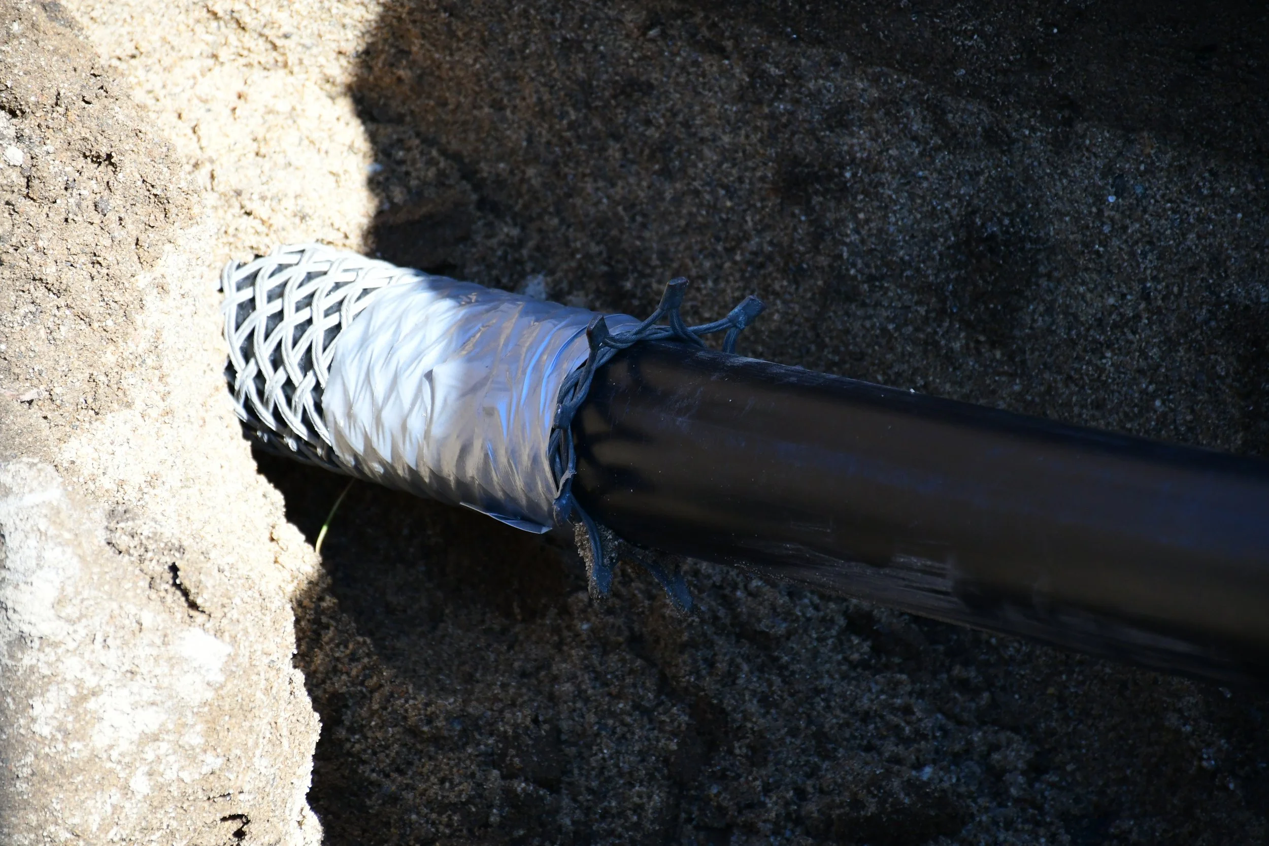 Conduit pullback, Kennebunk, Maine