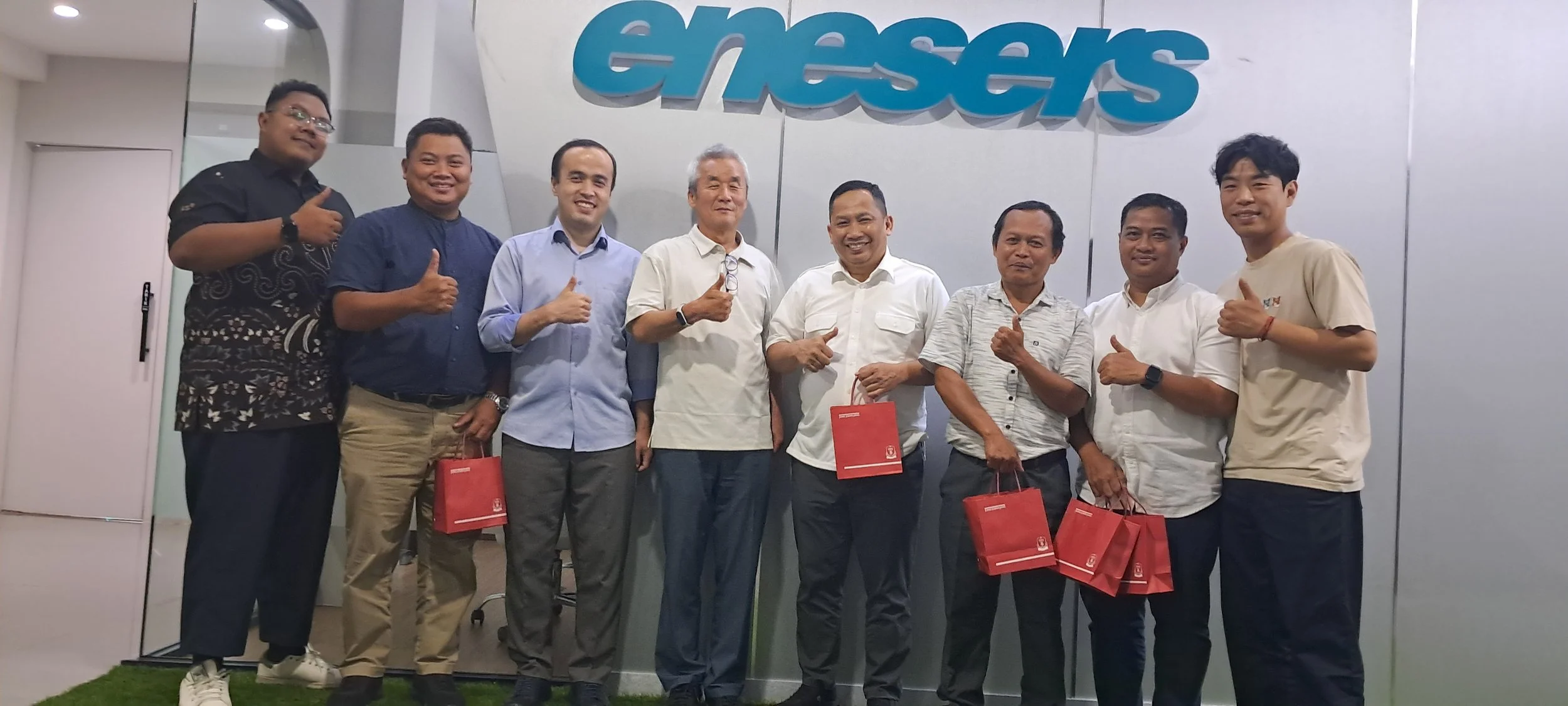 With Indonesian Partners