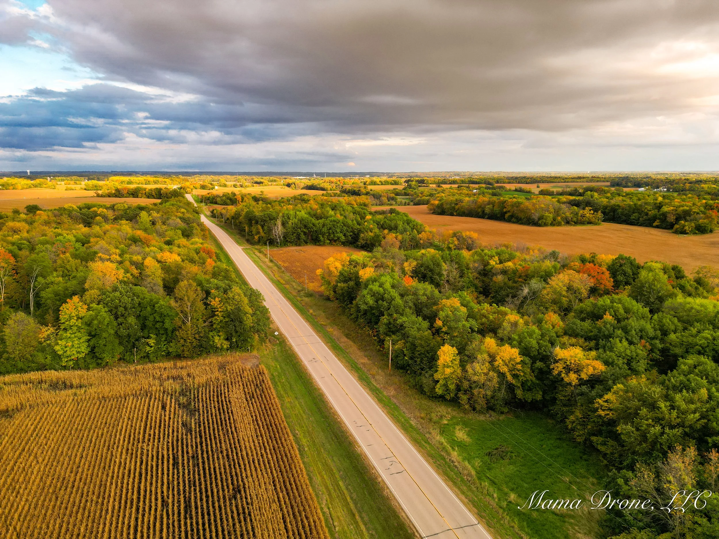 Fall Drone Photography:  Leaf peeping in Minnesota!  Capturing the topography and fall foliage of the Driftless Area.