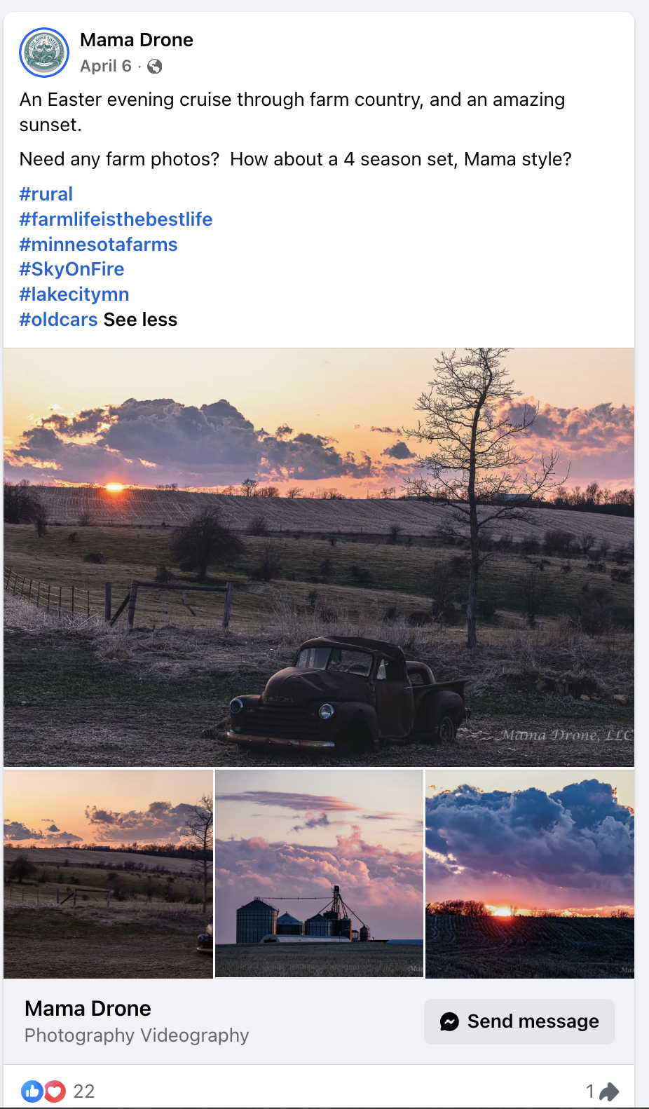One of my many impromptu adventures that can be found on the Mama Drone Facebook page!