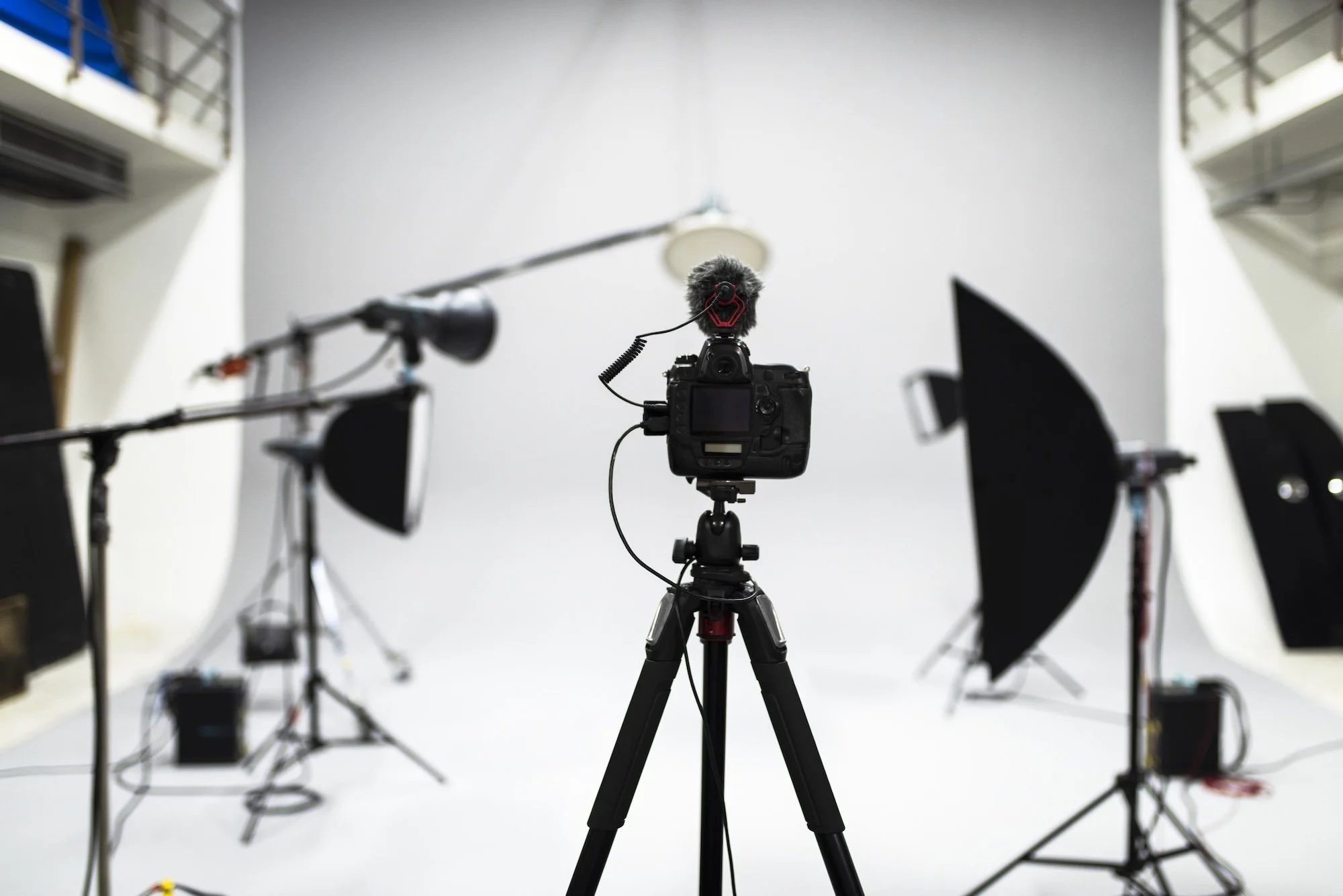 Commercial video production camera setup MaRad Productions TV digital advertising Charlotte NC