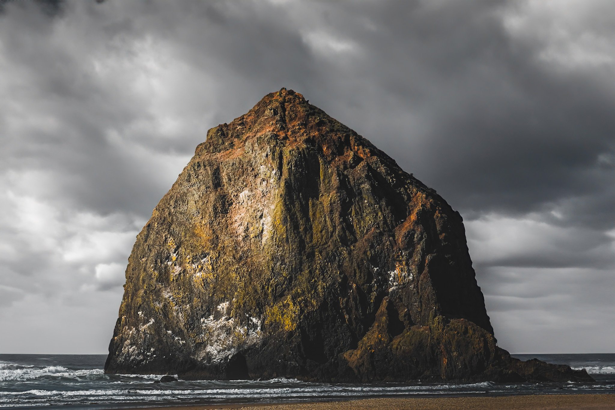 Dramatic coastal rock formation cinematic landscape Every Frame Has A Purpose MaRad Productions Charlotte NC videographers