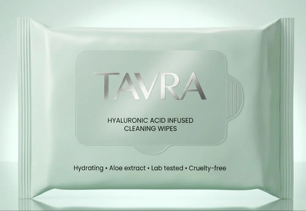 Hyaluronic acid and aloe Cleaning wipes