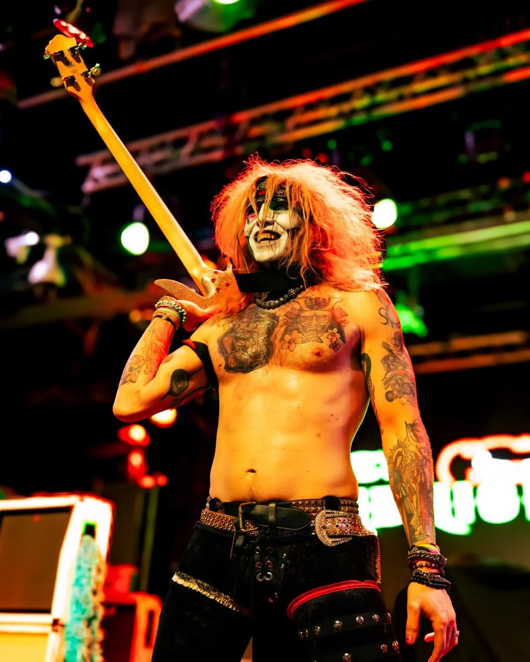 @the_midnight_devils @epicnorwich - Shock and Awe tour 2026. Lighting it up in Norwich @roxoff_festival 3.5.26. 🔥🔥🔥🔥 Photos for @eastangliaevents #glammetal #metalmusic #rock #norwich