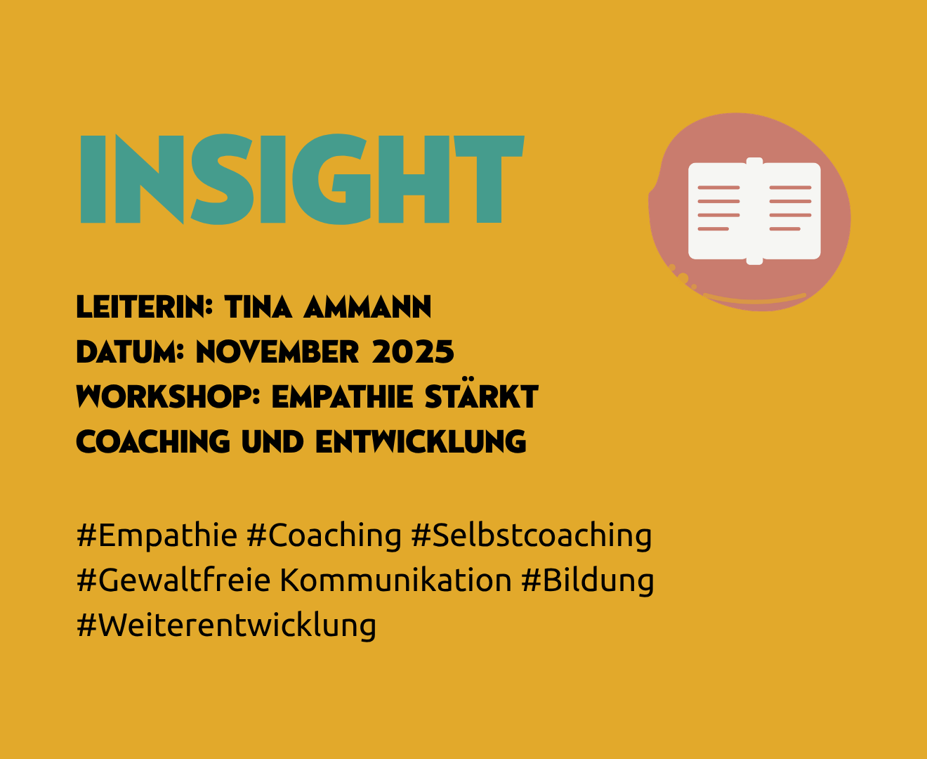 Workshop: Empathie stärkt Coaching &amp; Entwicklung&nbsp;