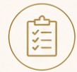 Investment criteria checklist icon representing disciplined underwriting and multifamily acquisition standards.