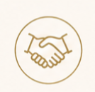 Partnership icon representing trusted relationships with investors, brokers, lenders, and industry professionals.