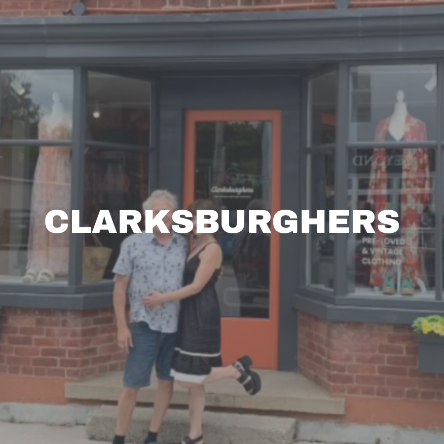 Clarksburghers vintage clothing and musical instruments in Clarksburg.