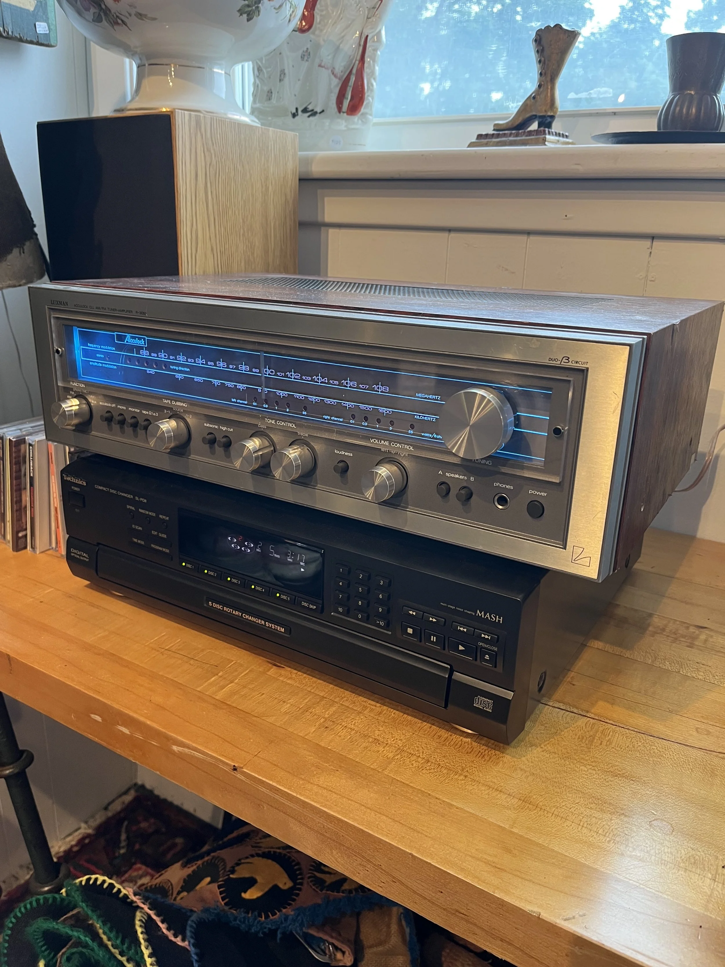 Luxman R 3055 receiver.  Excellent working condition ($400)