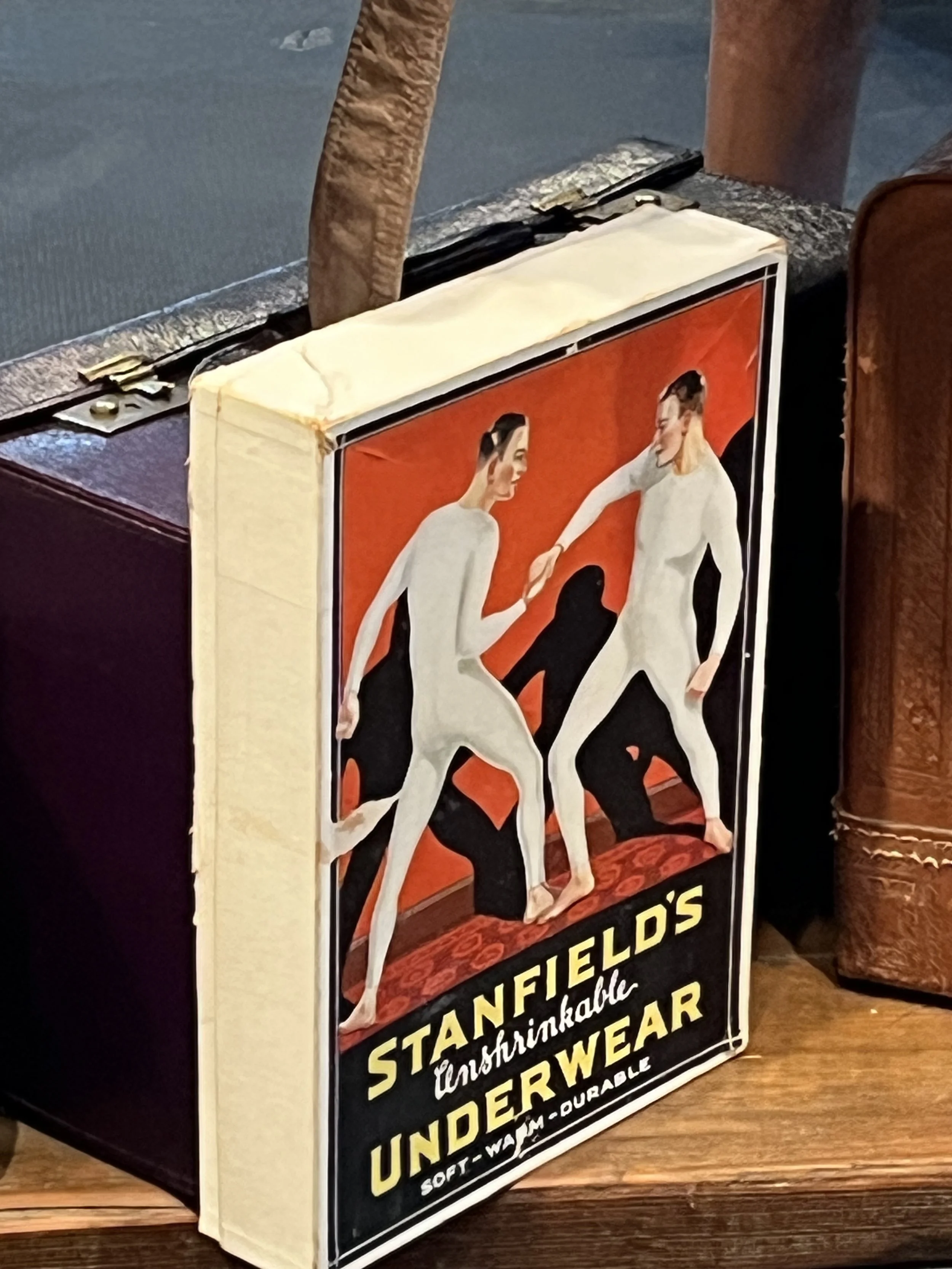 Stanfield's Underwear original advertising box. 
($85)