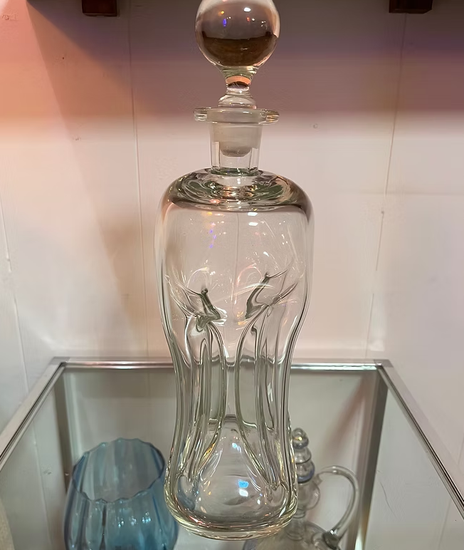 Holmegaard Klukflaske Spirits Bottle
Mid century- Jacob E Bang
($70)