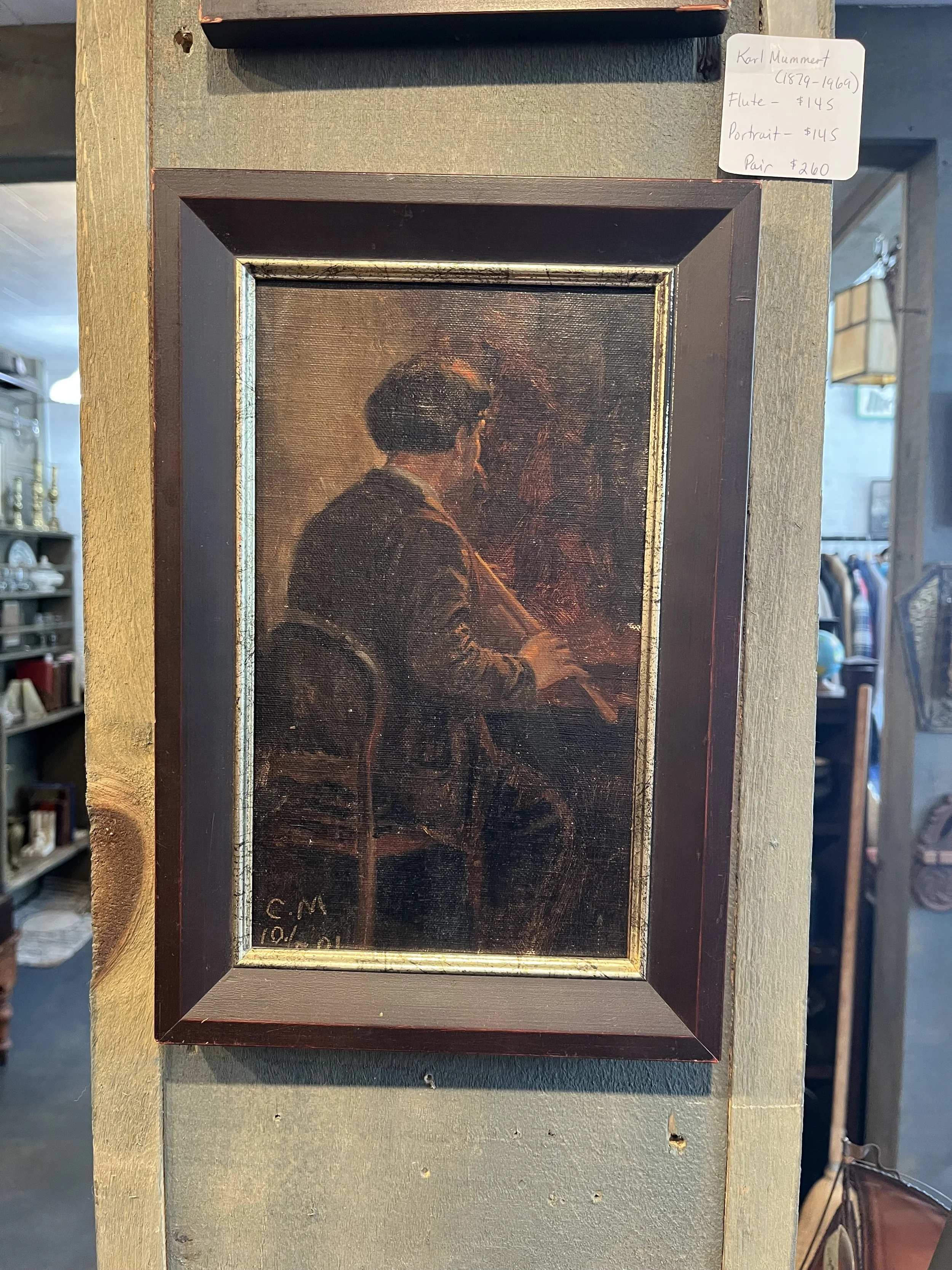 Flutist- Karl Mummert 13 x 9" ($145)